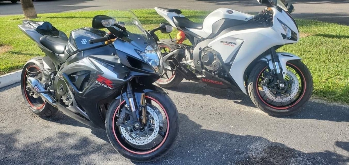Motorcycle after a professional Detail Dudez mobile detail